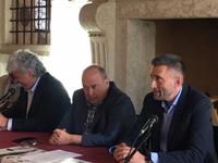 L'assessore all'agricoltura alla presentazione dell'80esima edizione della Mostra vini del Trentino, immagine tratta dal comunicato stampa PAT n. 1280 del 24 maggio 2017