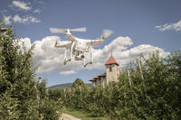 FBK coordina a livello europeo AgrifoodTEF - drone - archivio fotografic FBK - Foto Bolli